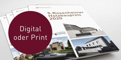 Die Broschüre zum 5. Rosenheimer Holzbaupreis